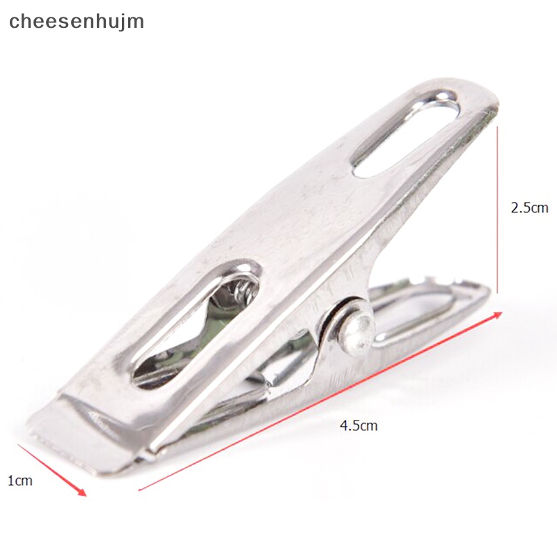 Set 20 Kẹp Phơi Quần Áo Bằng Thép Không Gỉ Chất Lượng Cao