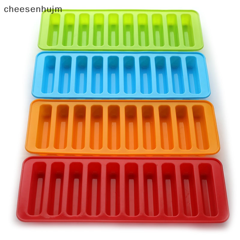 Khuôn Silicon Làm Đá 10 Ô Hình Dải Dài Tiện Dụng