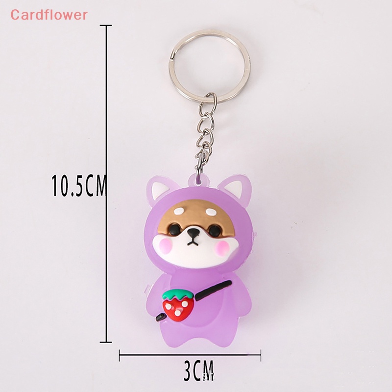 1 Móc Khóa Hình Búp Bê Hoạt Hình Phát Sáng Dễ Thương