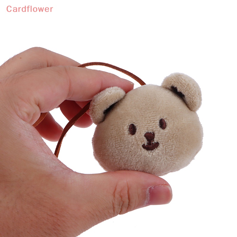 Móc Khóa Thêu Hình Chú Gấu Nhỏ Dễ Thương Dùng Trang Trí Túi Xách Mẫu Giáo Mới