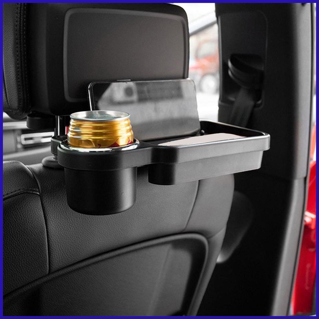 Khay Giá Đỡ Cốc Nước Cách Nhiệt Chống Mài Mòn Có Thể Gập Lại Cho Ghế Sau Xe Hơi