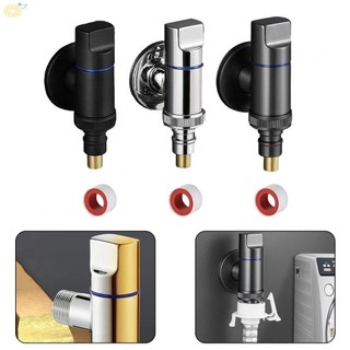 Angle Valve G1/2 Stainless Steel Washing Machine Faucet Water Stop Valve