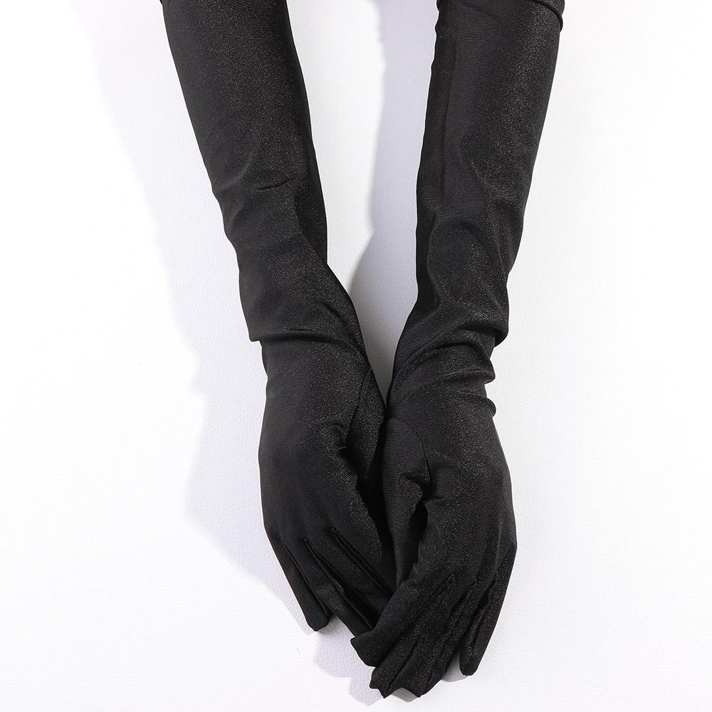 Găng Tay Chống Nắng Vải Satin Cho Cô Dâu