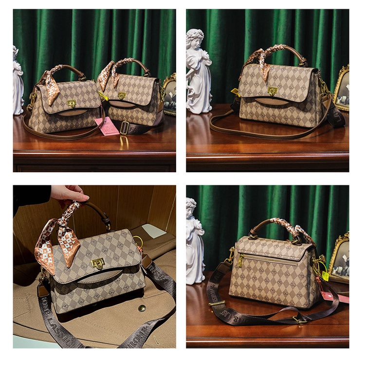 Túi xách in thời trang high-grade light luxury crossbody bag shoulder bag