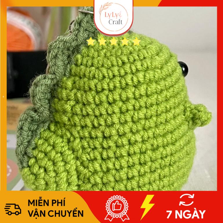 DIY Móc Khóa Len Handmade - Set Làm Móc Khóa Amigurumi Khủng Long Quà Tặng Bạn Bè Người Yêu