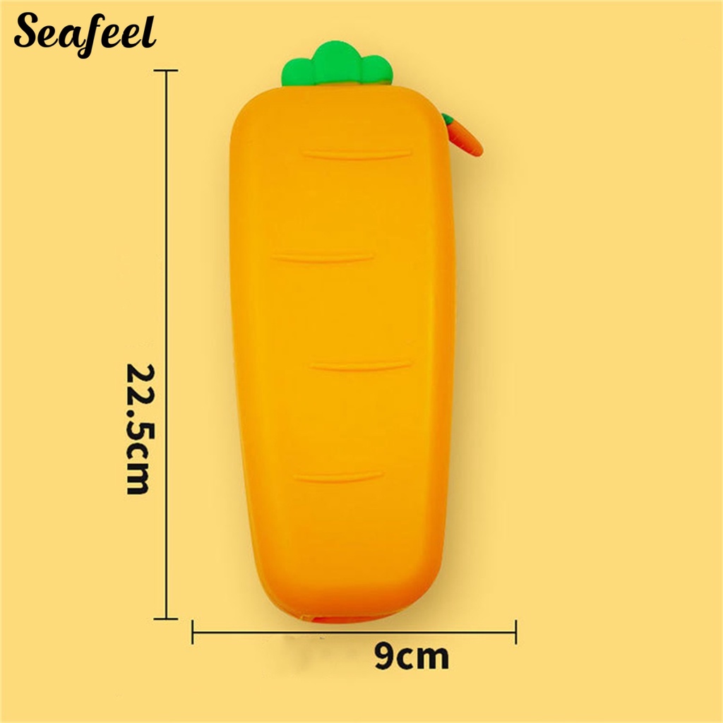 Túi Silicon Mềm Hình Củ Cà Rốt Hoạt Hình Đáng Yêu