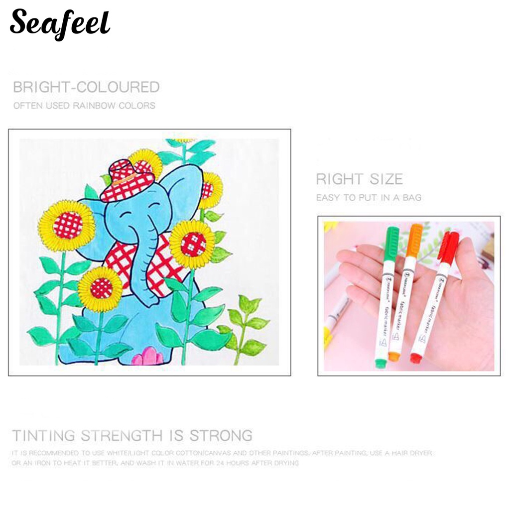 Set 8 Bút Vẽ Tranh Công Thức Nước Không Phai Màu Sắc Tươi Sáng An Toàn