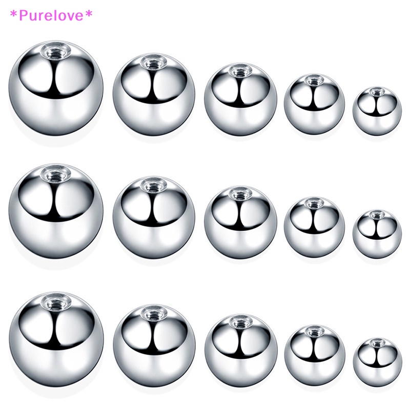 Set 50 Khuyên Xỏ Lông Mày Bằng Thép Không Gỉ Cá Tính Mới