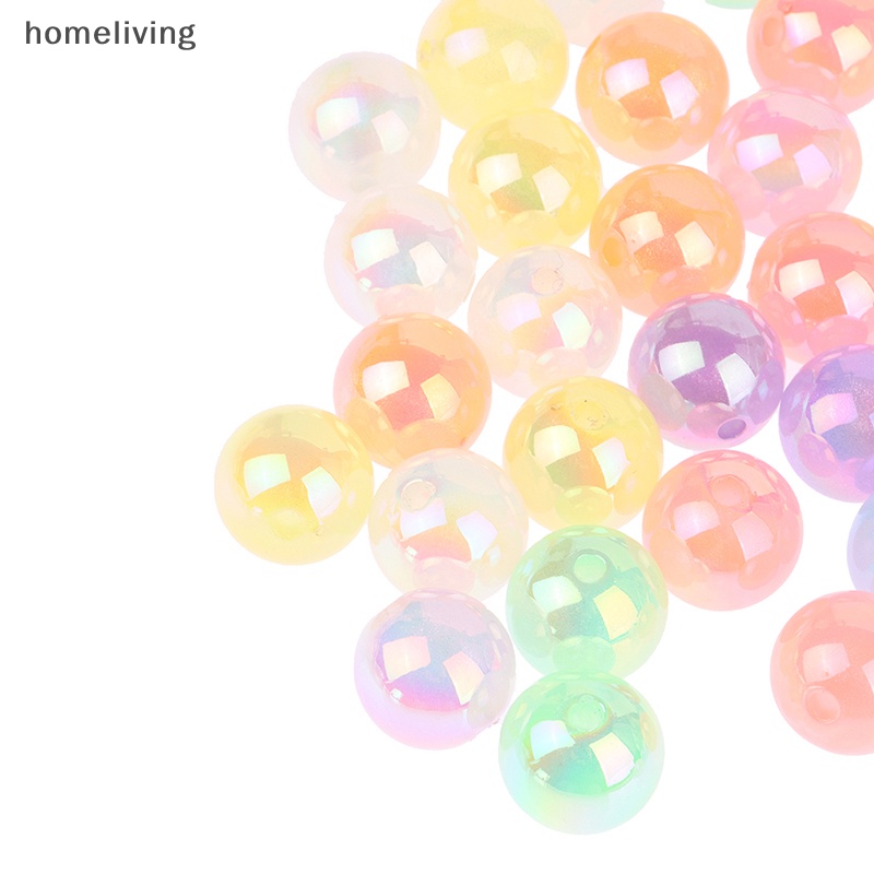 Set 10 Hạt Nhựa Acrylic 16mm Phát Quang Đẹp Mắt Dùng Làm Trang Sức Tiện Dụng