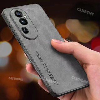 Ốp Điện Thoại Da + PC Cứng Nhám Cho OPPO Reno 10 Pro Plus 5G 2023 Reno 10 9 Pro Plus 10 Pro + Reno10 10Pro + 5G 2023