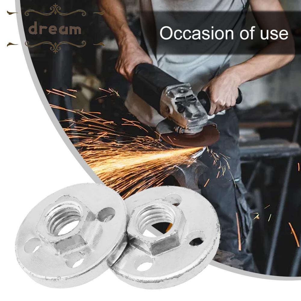 【DREAMLIFE】Pressure Plate 2pcs Angle Grinder Fitting Tool Four-hole Metal Power Tools