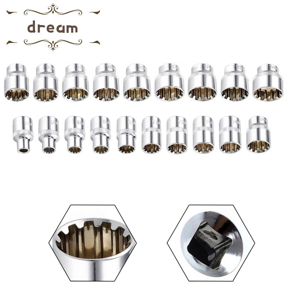 【DREAMLIFE】Socket Chrome Vanadium Steel Ratchet Socket Torx Bit Socket For Ratchet Wrench