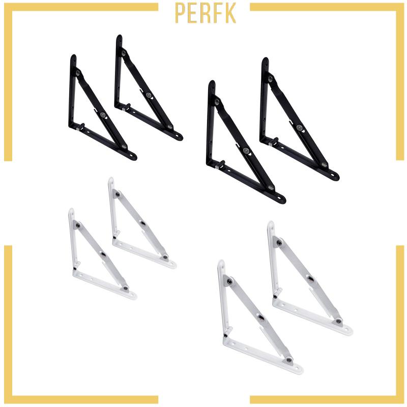 Bộ 2 Giá Đỡ Gắn Tường Có Thể Gập Lại Giúp Tiết Kiệm Không Gian