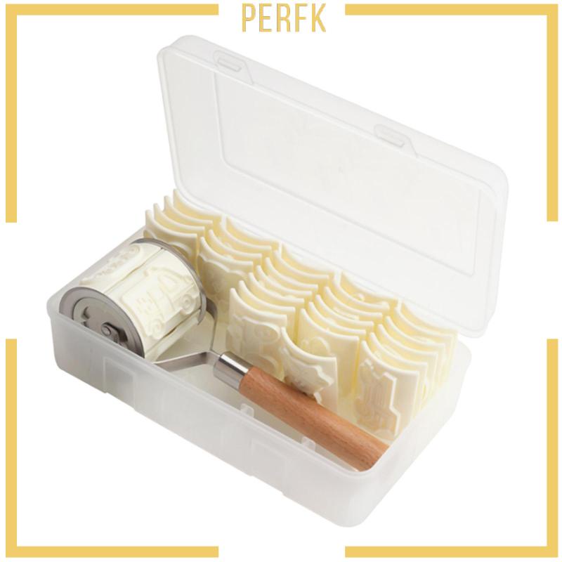 Cây Lăn Cắt Bột Làm Bánh Quy Tiện Dụng