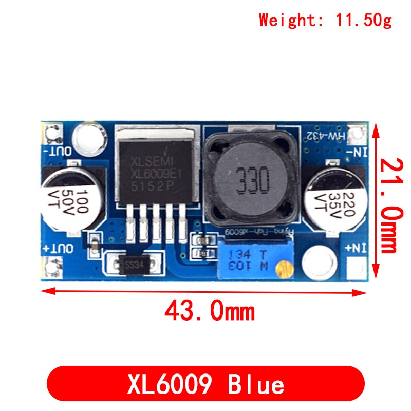 Mô Đun Tăng Áp XL6009 / XL6019 4A 15W 5-32V Sang 5-50V DC-DC Chuyên Dụng
