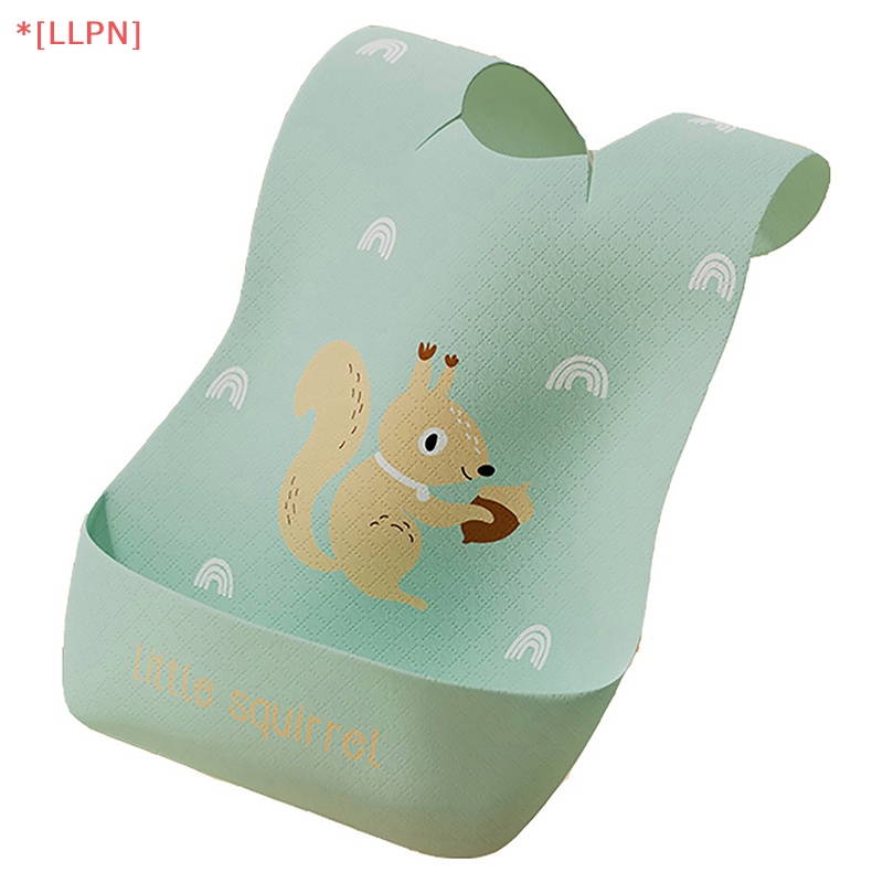 Yếm Ăn Siêu Mềm Chống Thấm Nước Có Túi Tiện Dụng Cho Bé