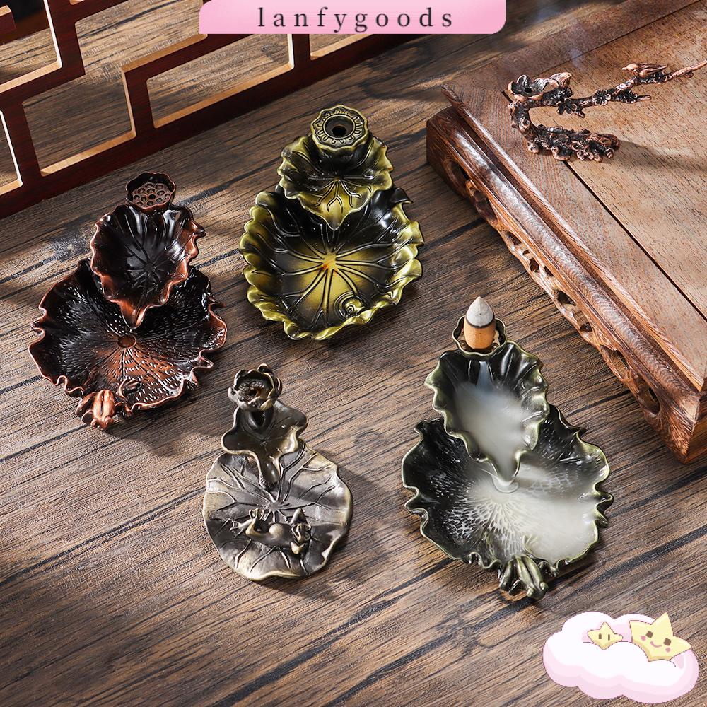 Giá Đỡ Đốt Trầm Hương Hình Lá Sen Độc Đáo