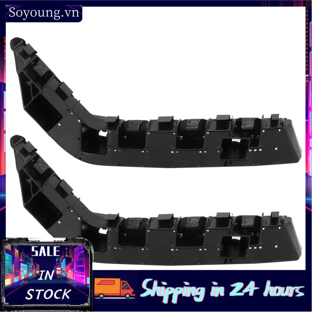 Soyoung Front Bumper Bracket Holder Set  High Strength Durable Impact Resistant 71198  T01 Strong for Car