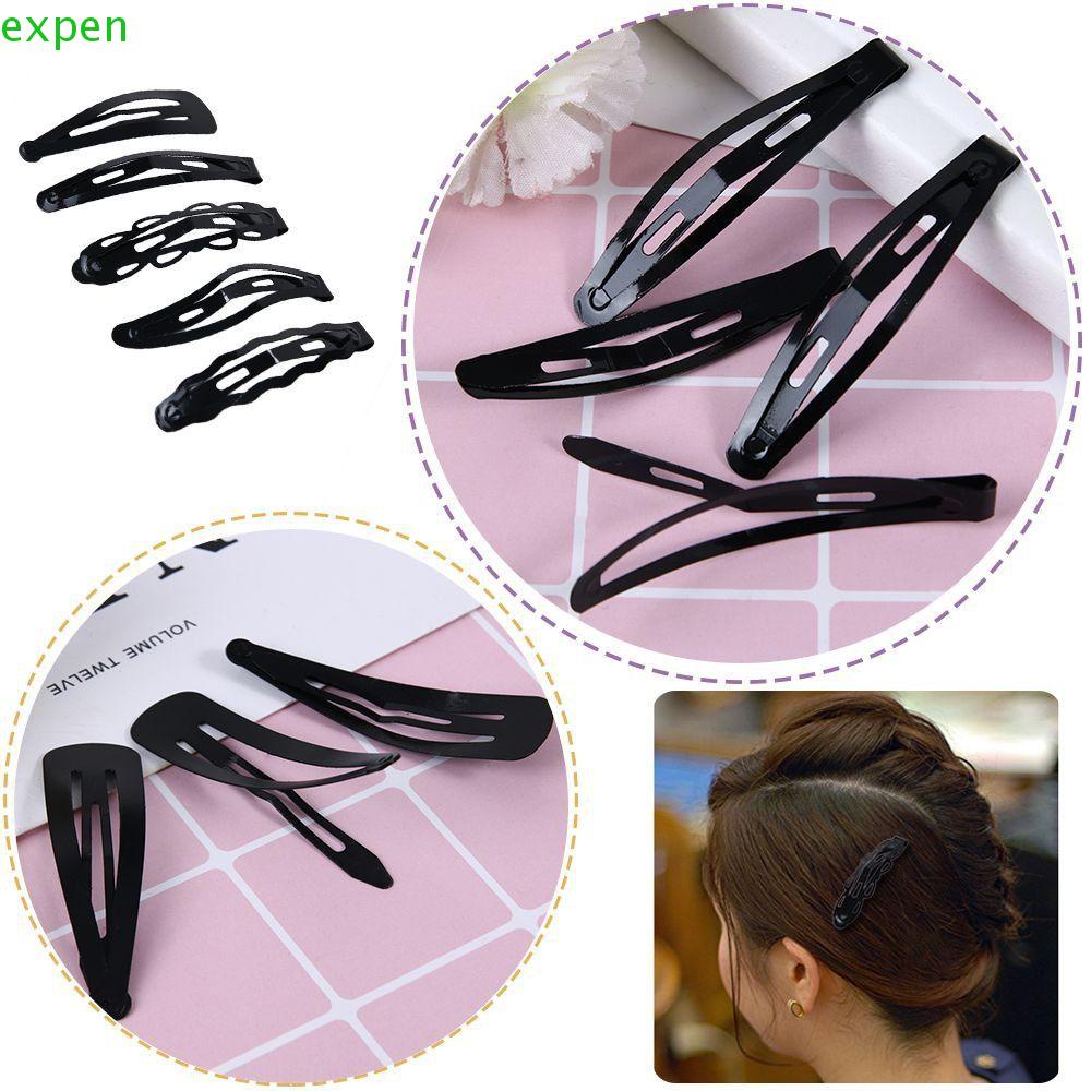 Set 12 Kẹp Tóc Màu Đen Xinh Xắn Cho Nữ