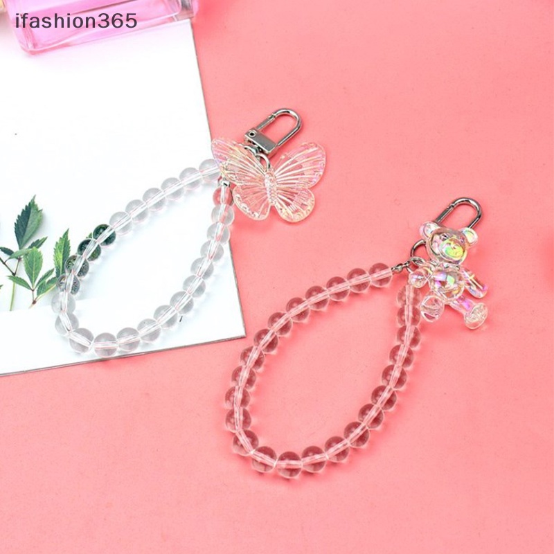 [ifashion365] Dây Đeo Điện Thoại / Móc Khóa Hình Gấu Nhiều Màu Sắc Dễ Thương