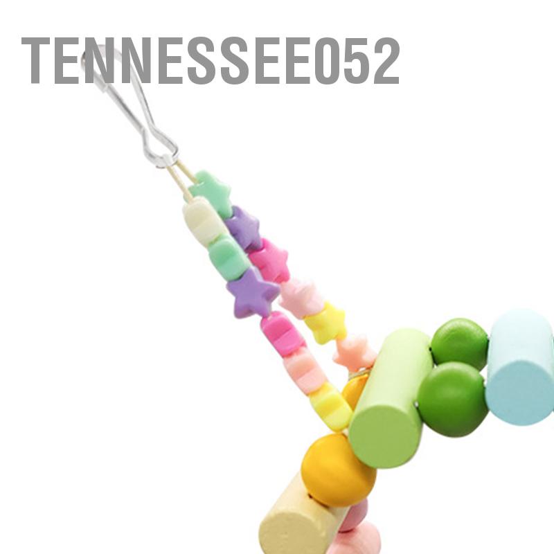Tennessee052 Vẹt Gỗ Đứng Cá Rô Giảm Chán Tăng Cường Sức Khỏe Đu Đồ Chơi Cho Thú Cưng Chim