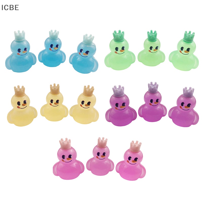 Set 3 Mô Hình Vương Miện Mini Dạ Quang Dùng Trang Trí Tiểu Cảnh DIY