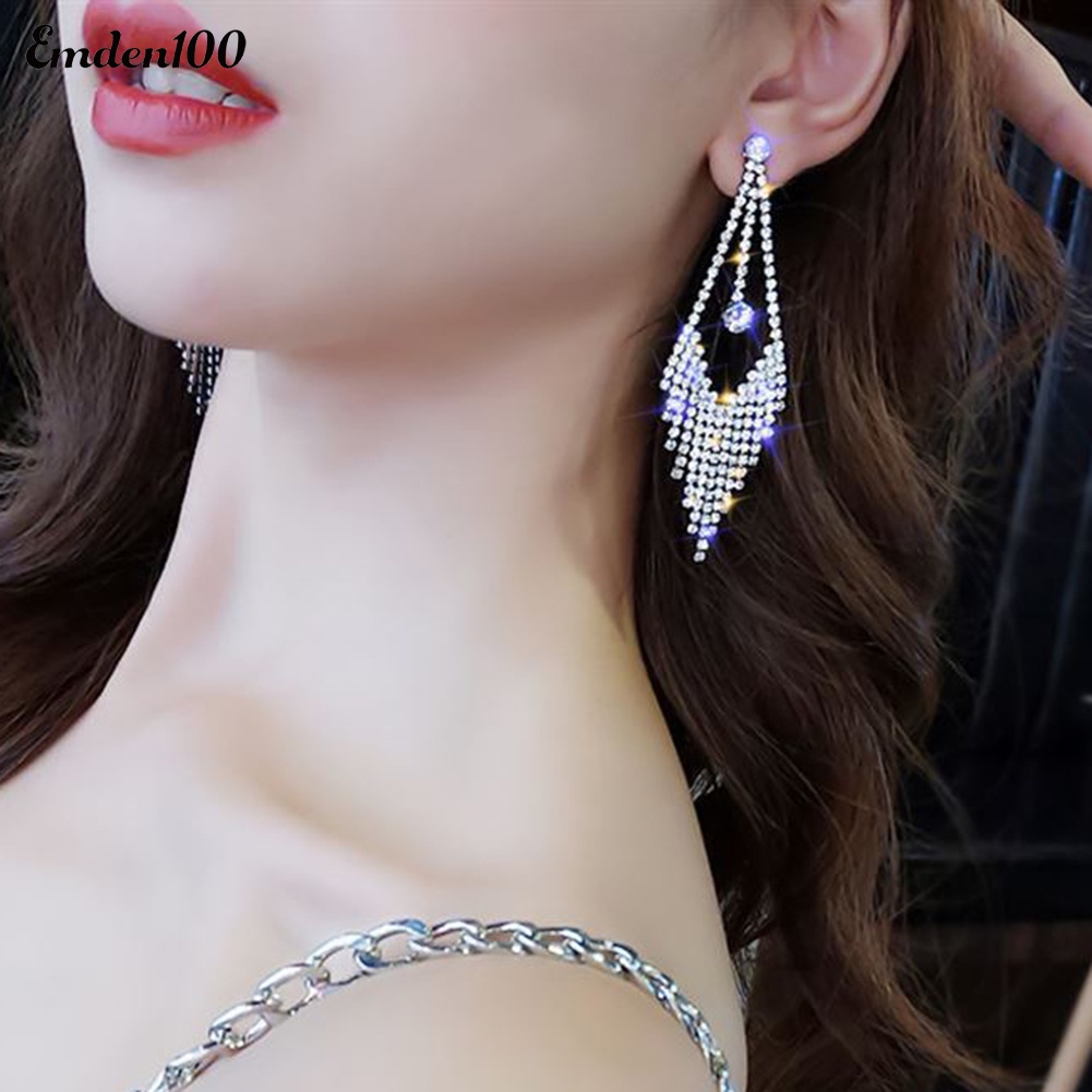 Khuyên Tai Nữ Dạng Núm Tua Thời Trang Sang Trọng