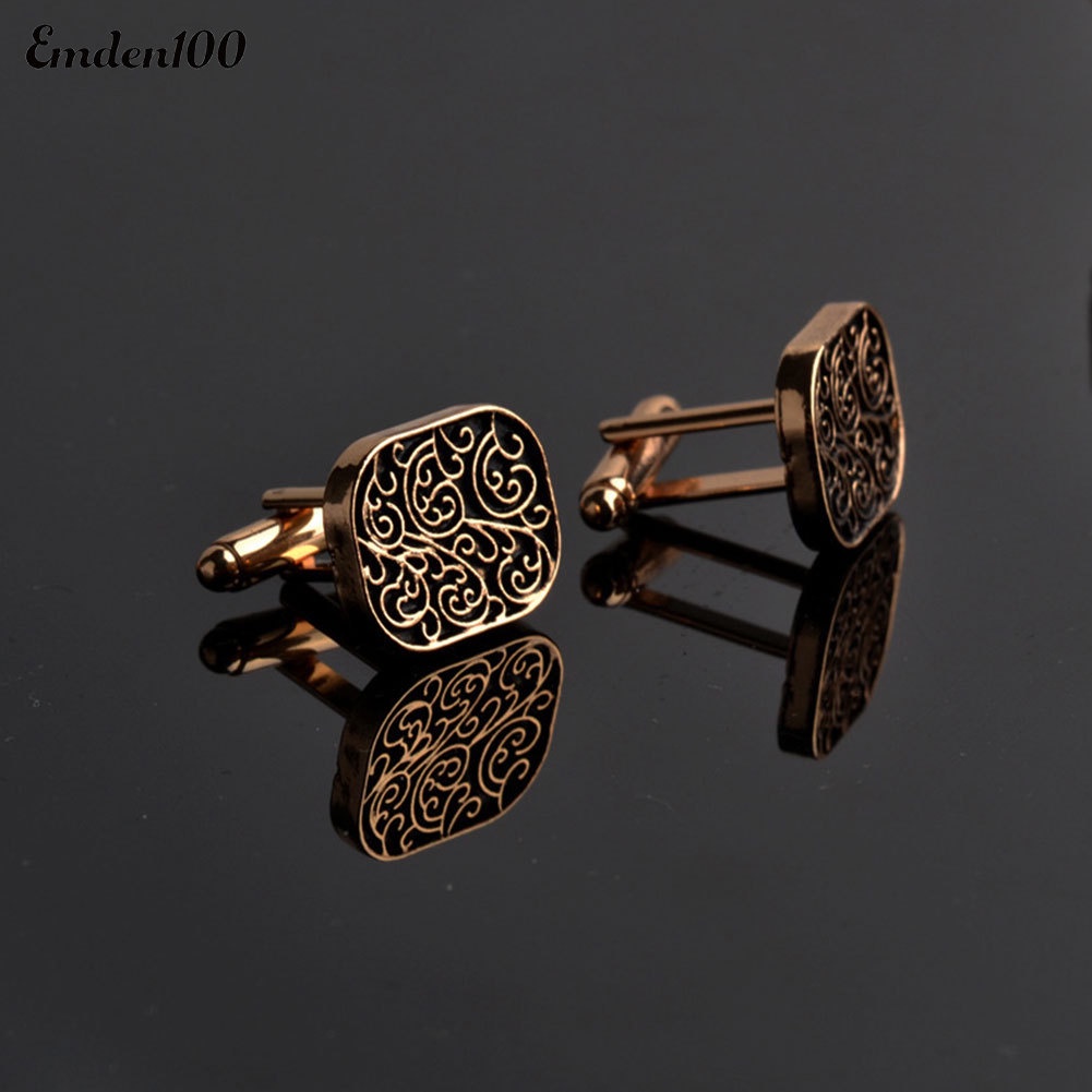 Khuy Măng Sét Hợp Kim Kiểu Dáng Cổ Điển Cho Nam