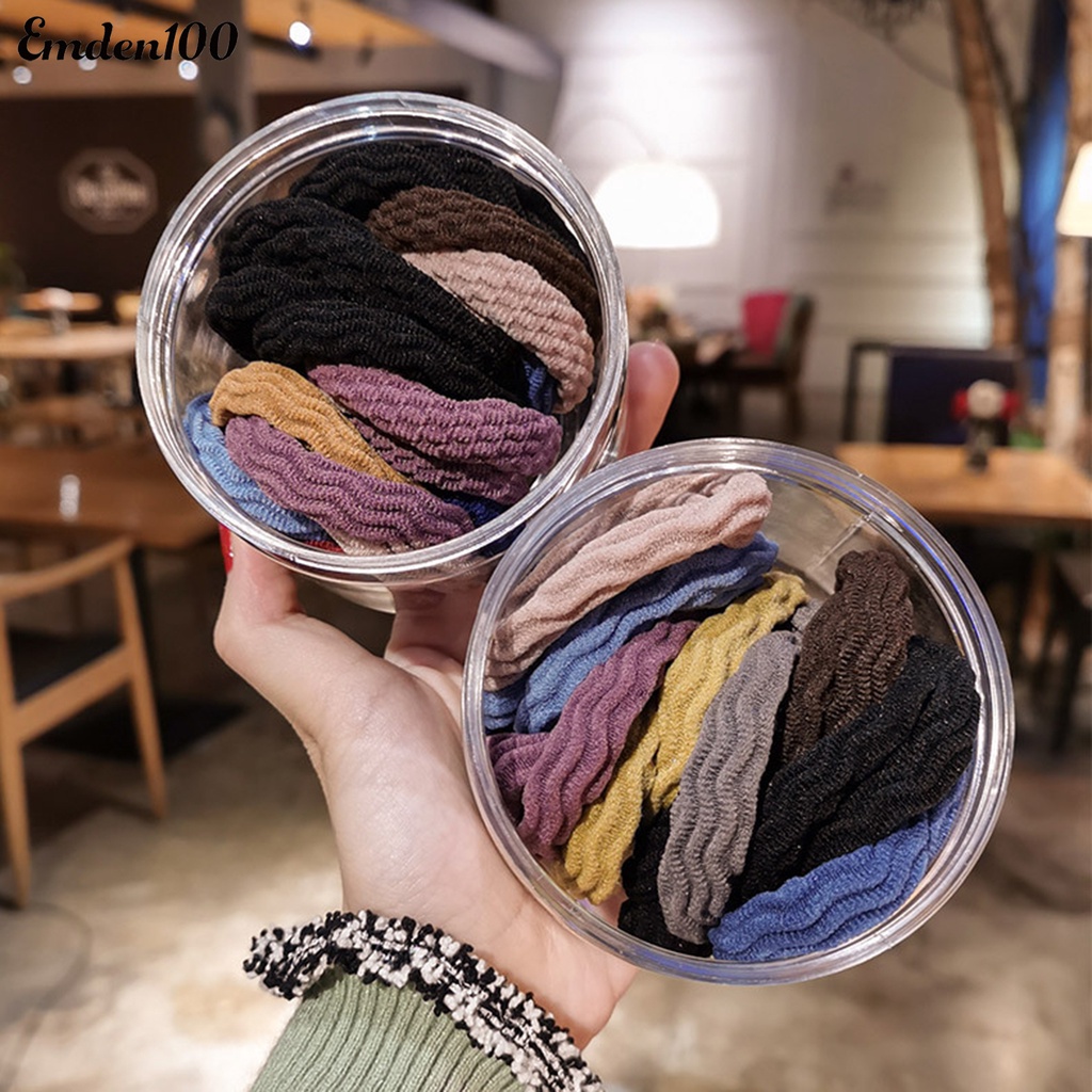 Bộ 5 Dây Buộc Tóc Co Dãn Xinh Xắn Cho Nữ