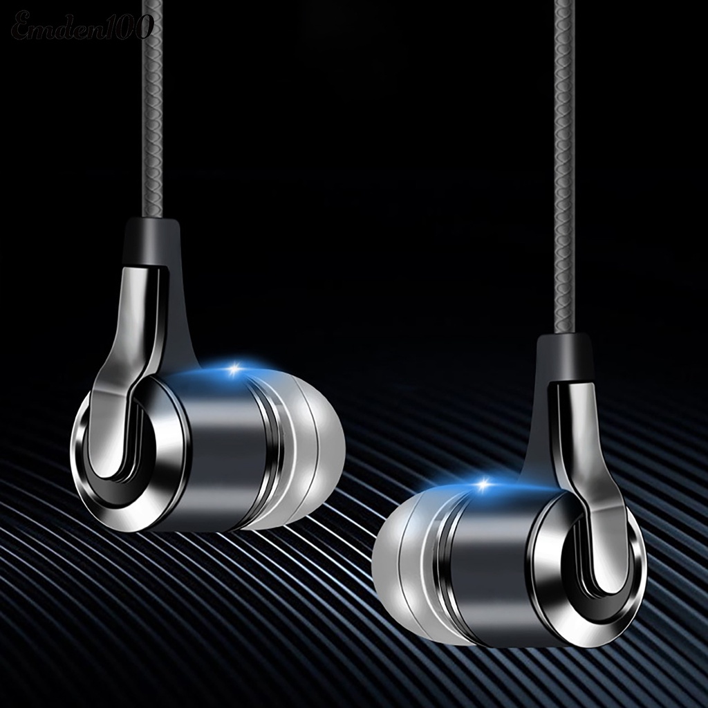 Tai Nghe Nhét Tai H8 Jack 3.5mm Gắn Kèm Phụ Kiện Điện Thoại