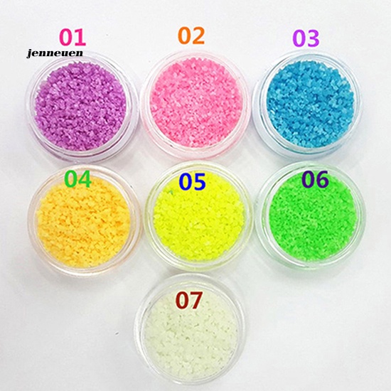 1 Hộp Bột Dạ Quang Lấp Lánh Trang Trí Móng Tay Nghệ Thuật