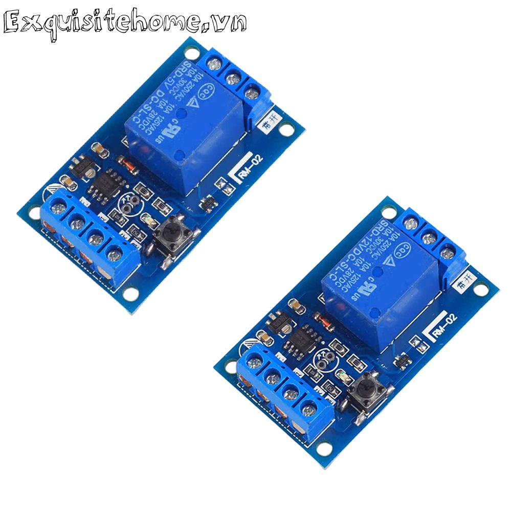 Mô Đun Rơ Le 5V / 12V Một Nút Chuyên Dụng Cho Xe Hơi
