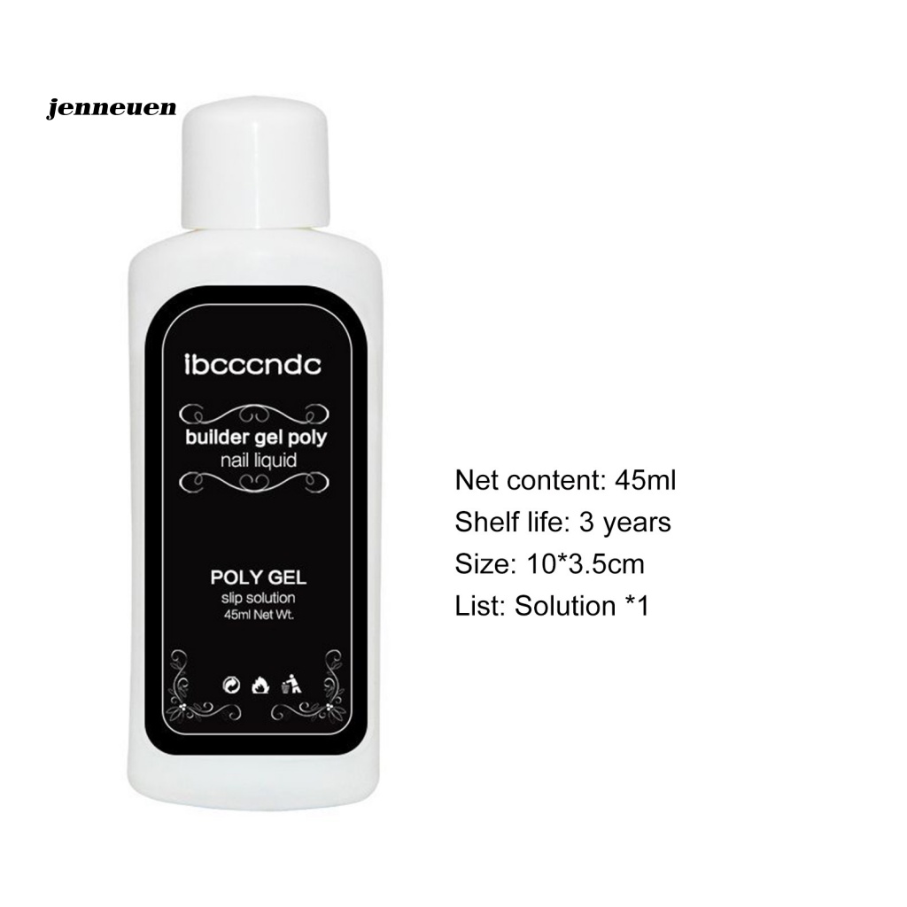 Gel UV Nối Dài Móng Nhanh Khô Dung Tích 45ml