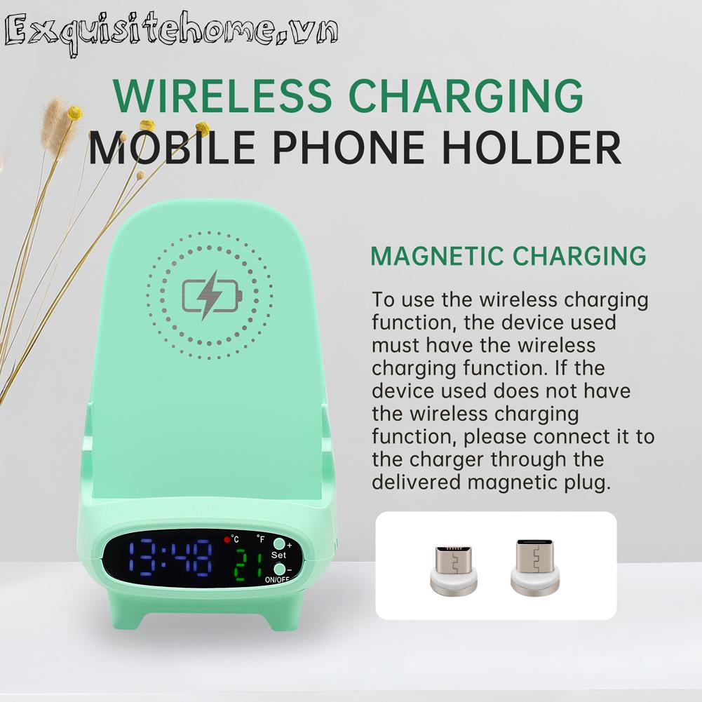 Giá Đỡ Điện Thoại Kiêm Sạc Không Dây 15W