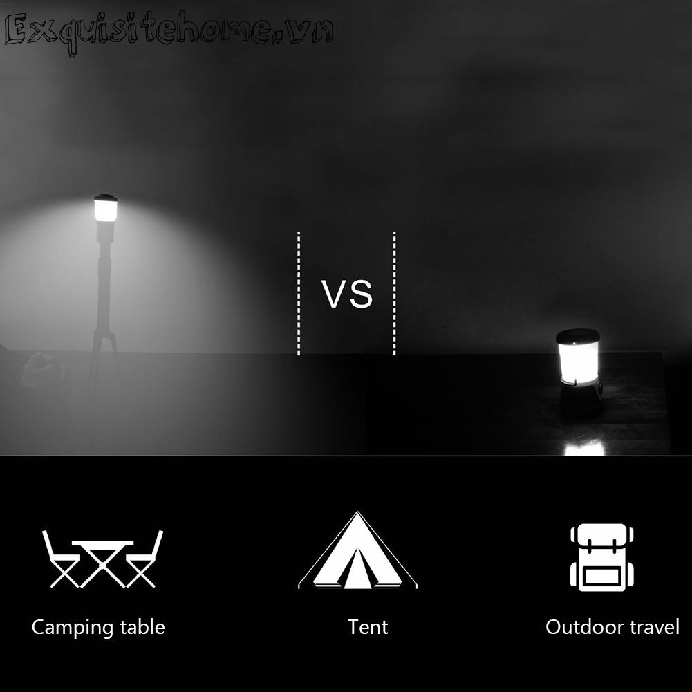 Đèn Pin Cắm Trại 2 Trong 1 Đa Năng