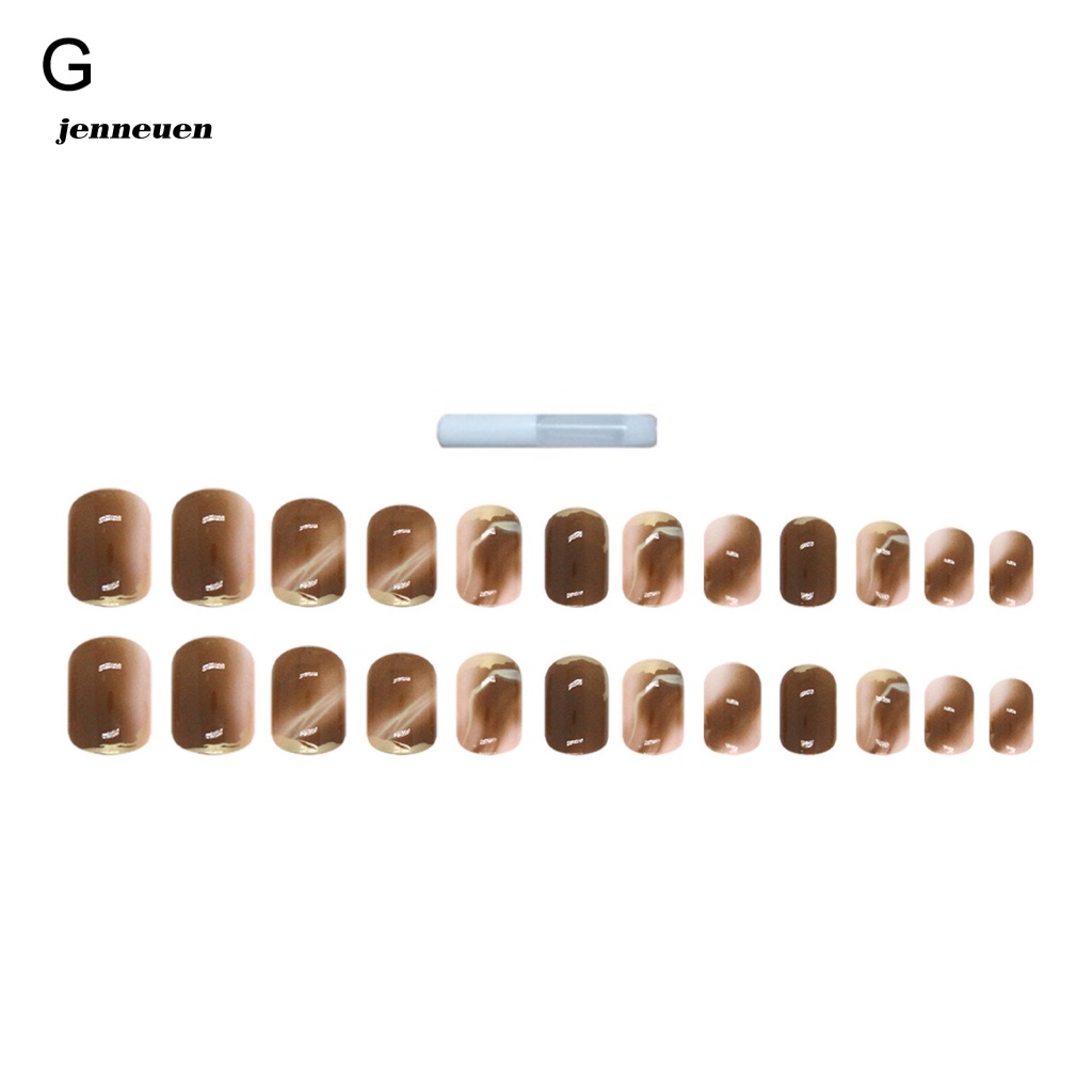 1 Bộ Miếng Dán Móng Tay Chống Phai Màu