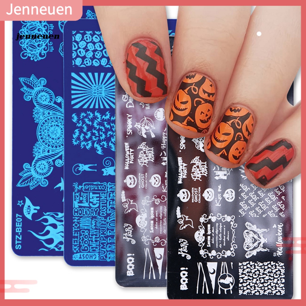 Jen Đĩa Tem In Móng Tay Nghệ Thuật Quyến Rũ Dễ Sử Dụng Cho Salon / Halloween