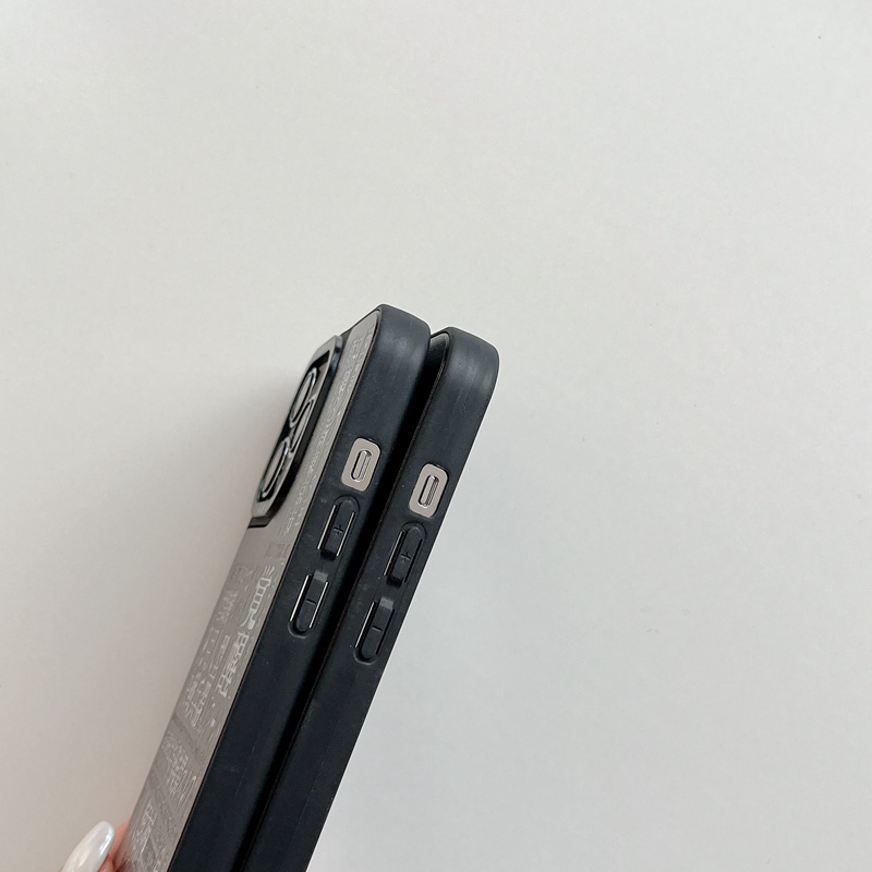 Ốp Điện Thoại silicone Mềm Mặt Gương eva Cho iphone 15 xr 11 12 13 14 plus pro max