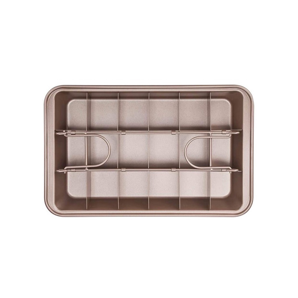 Khuôn Nướng Bánh Brownie Hình Vuông Chịu Nhiệt Độ Cao Dễ Vệ Sinh