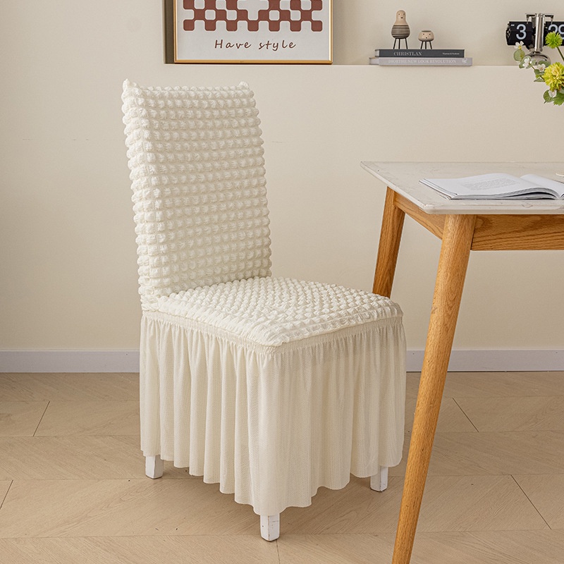 Anti-slip dining full chair cover with skirt ghế đàn hồi đầy màu sắc lớp phủ chống trượt cat-proof bọc ghế cho nhà bếp phòng ăn nhà hàng tiệc