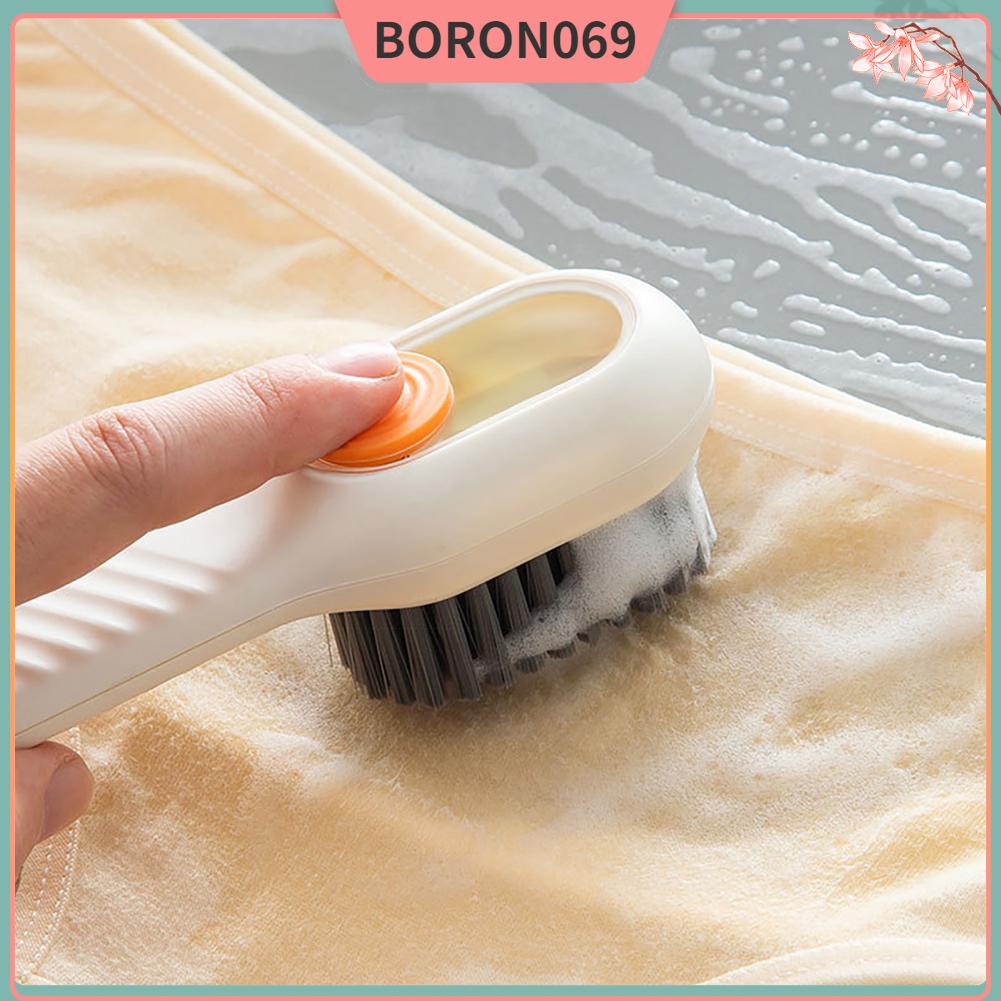 Boron069 Bàn chải giày giặt Loại báo chí Tự động làm đầy chất lỏng Lông nylon lông mềm