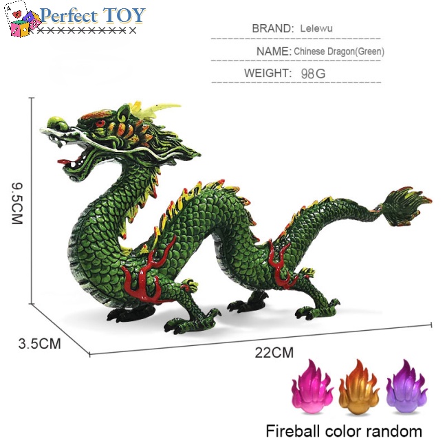 Mô Hình Rồng Trung Hoa Sống Động Như Thật Dùng Trang Trí Sưu Tầm