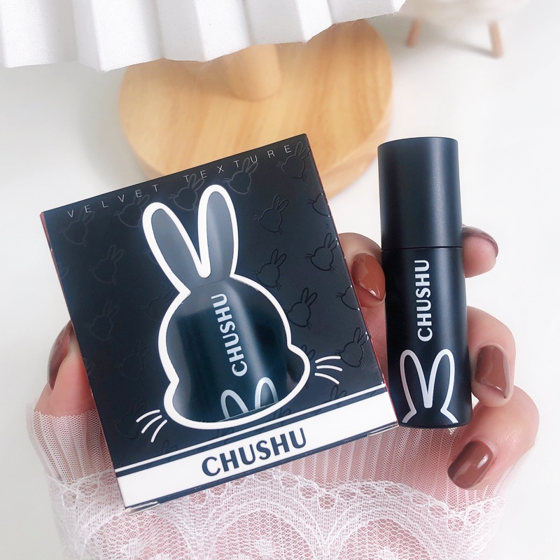 Nhân Vật ABPOPA Chushu Chushu Trong ABPOPA® Son Môi Màu Lì Lâu Trôi Chống Thấm Nước Hình Thỏ Xinh Xắn