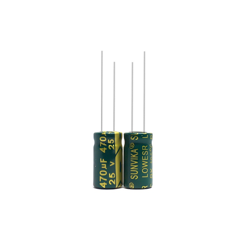 Tụ hóa - tụ điện điện phân chính hãng tần số cao hoạt động ổn định