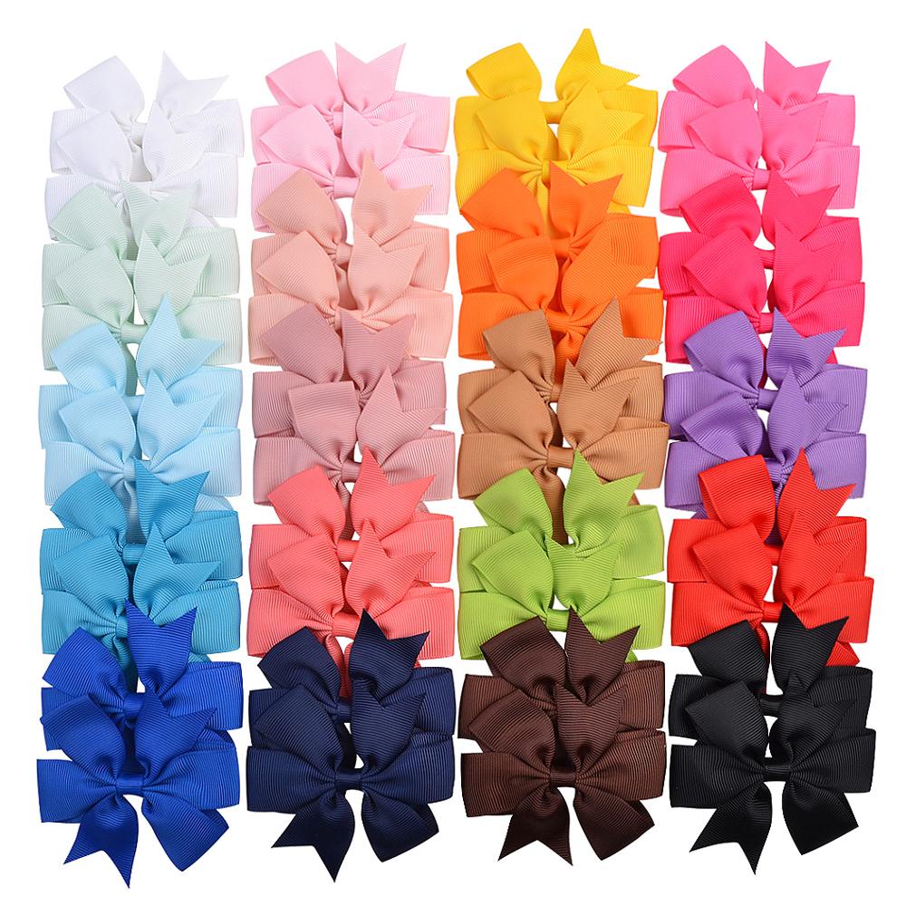 1 Kẹp Tóc Nơ Ruy Băng Nhiều Màu 2.44 Inch Dễ Thương Cho Bé Gái
