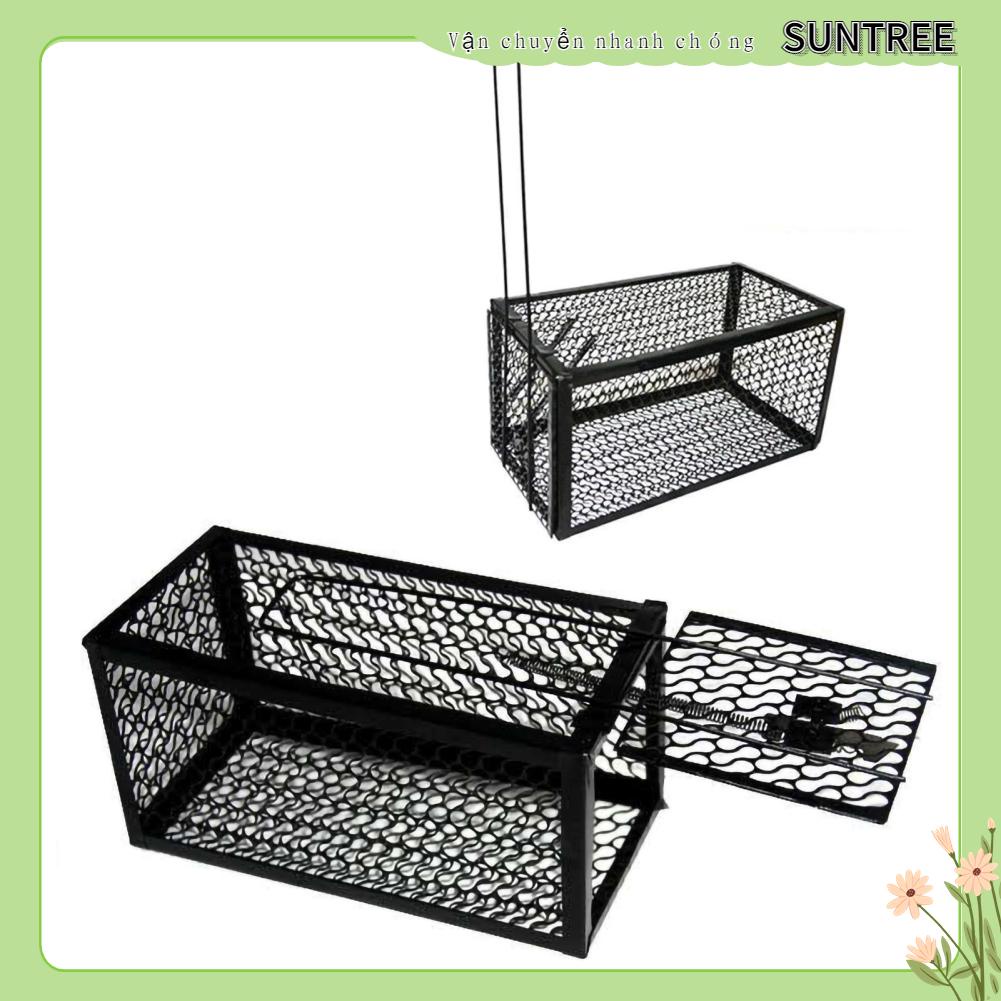 SUNTREE Bẫy Chuột Bằng Thép Không Gỉ Gặm Nhấm Bắt Lồng Khóa Tự Động Cho Văn Phòng Tại Nhà
