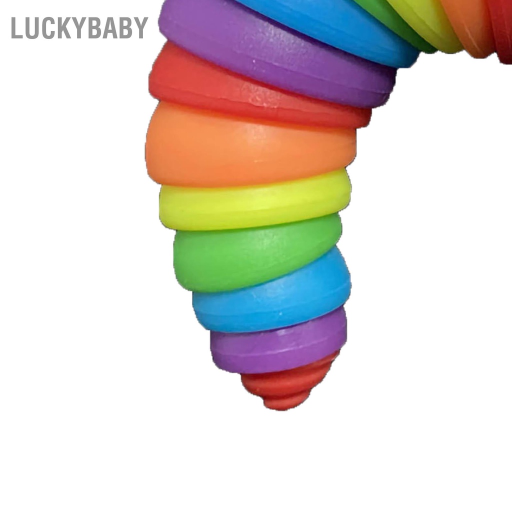 LUCKYBABY Slug Giải Nén Đồ Chơi Căng Thẳng Đầy Màu Sắc Sống Lại Cảm Giác Linh Hoạt Sên Côn Trùng Thư Giãn