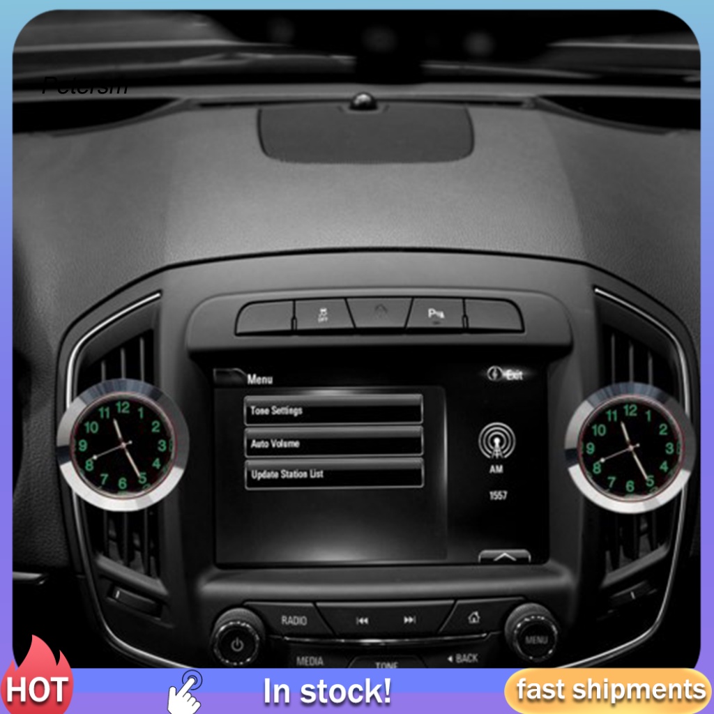 Đồng Hồ Báo Thức Mini Gắn Lỗ Thông Gió Xe Hơi SUV