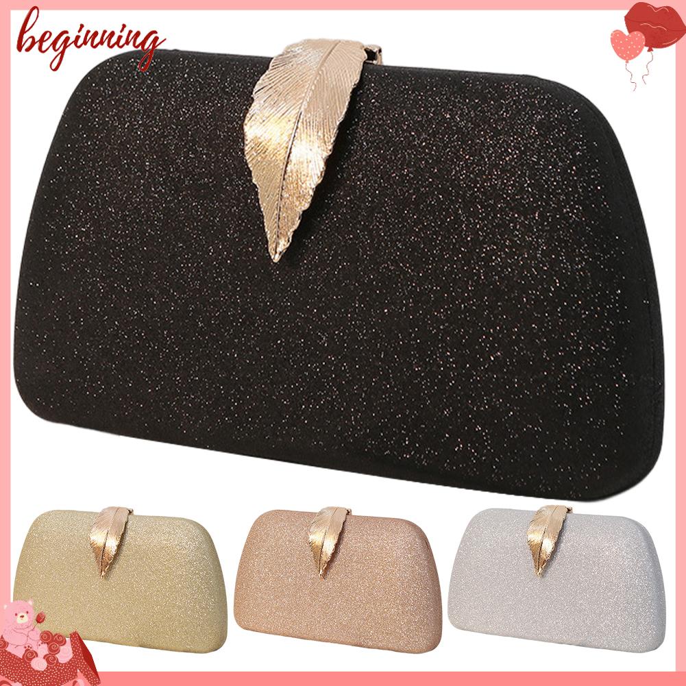 ✿ Bắt Đầu ✿ Ví Cầm Tay Phối Dây Xích Thời Trang 2023 Dành Cho Nữ