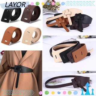 Thắt Lưng Da Giả Kiểu Retro Đơn Giản Dễ Phối Đồ Cho Nữ